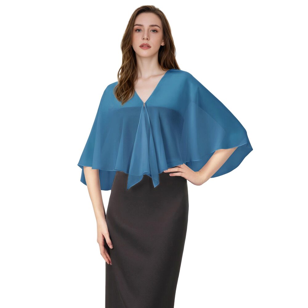 1692 Shawl Wraps For Women - Sheer Chiffon Shawl Elegant Soft Wraps
